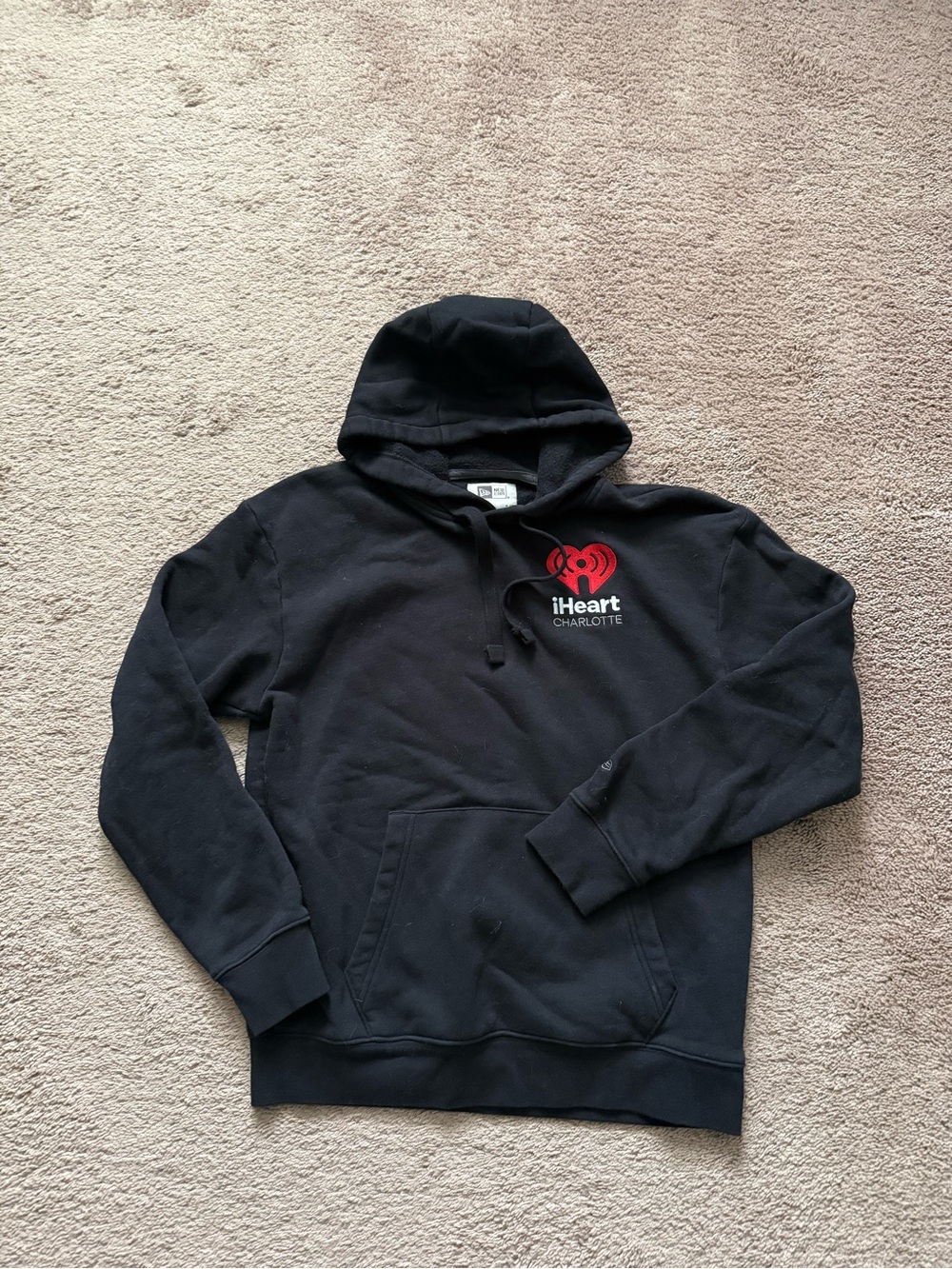 iHeart Charlotte Black Pullover Hoodie - Branded unisex Sweatshirt Small